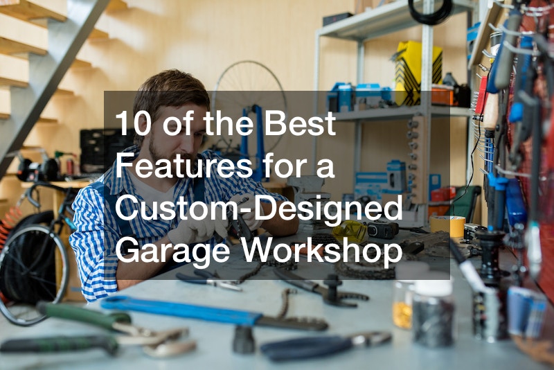 custom-designed garage workshop